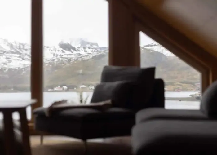 Modern Rorbu Ryten 2 Ferienhaus Sund (Nordland)